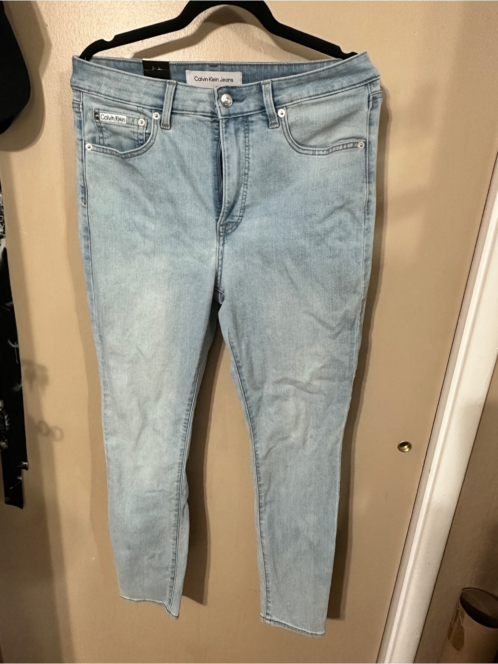 Calvin Klein Jeans Women's Pale Blue Skinny Jeans